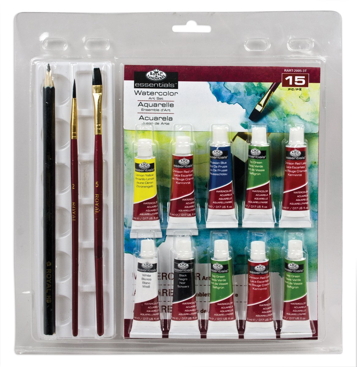 Set pentru pictura - Watercolor Clamshell, R&L | Royal & Langnickel