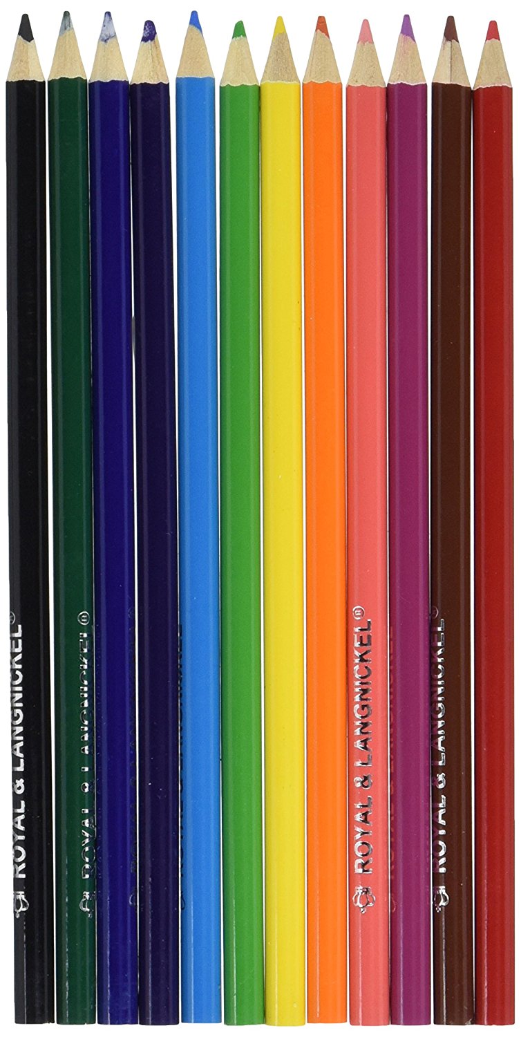 Set 12 creioane colorate - Watercolor | Royal & Langnickel