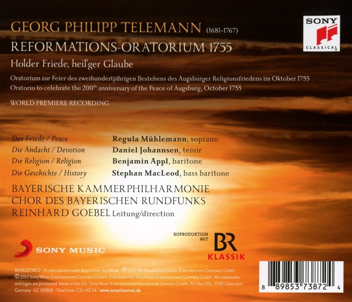 Telemann: Reformations-Oratorium 1755 | Bayerische Kammerphilharmonie - 1 | YEO