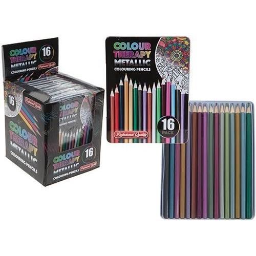 Set 16 creioane colorate - Colour Therapy | Mediadocs