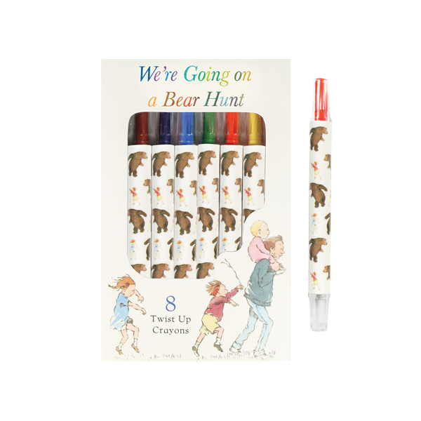Set 8 creioane colorate - We\'re Going On A Bear Hunt | Portico Designs