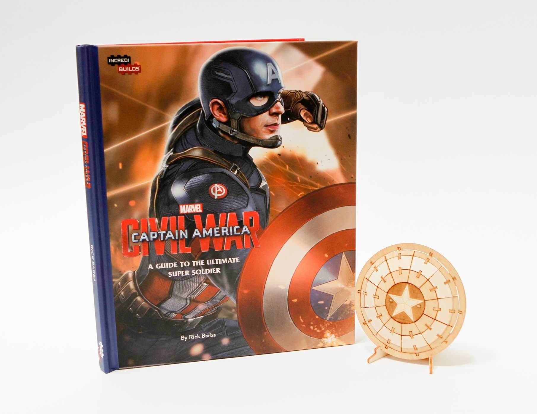 IncrediBuilds - Marvel\'s Captain America: Civil War Deluxe Book and Model Set: A Guide to the Ultimate Super Soldier | Rick Barba