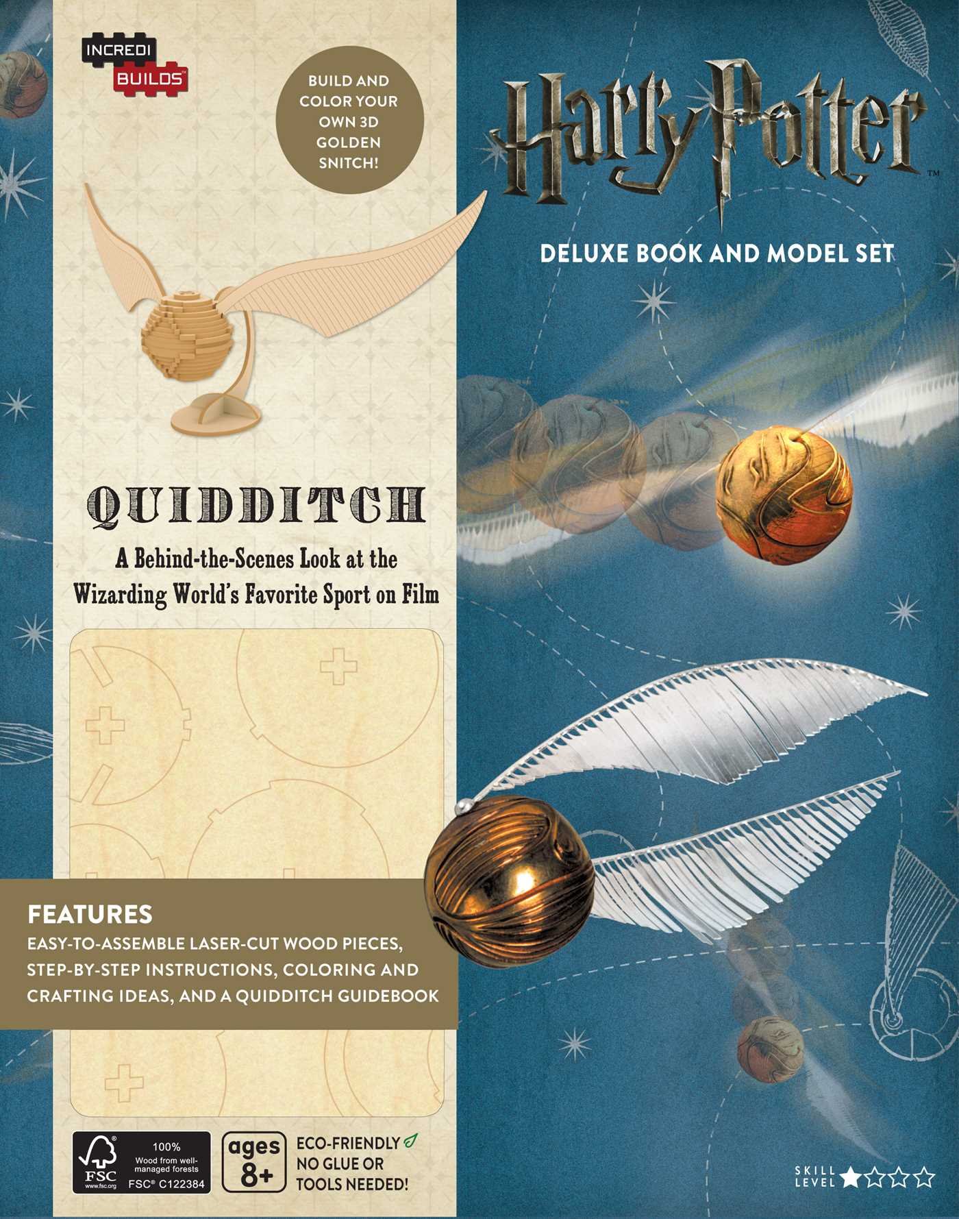 IncrediBuilds - Harry Potter: Quidditch Deluxe Book and Model Set | Jody Revenson