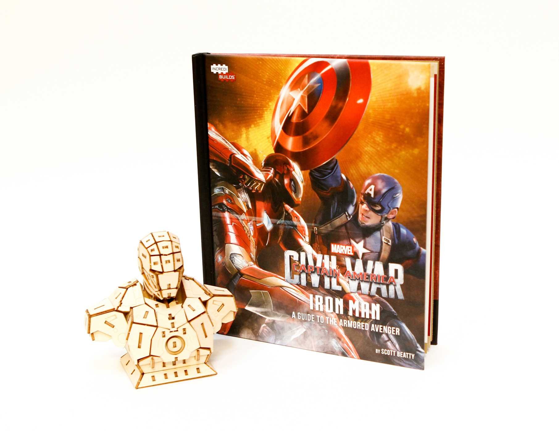 IncrediBuilds - Marvel\'s Captain America: Civil War: Iron Man Signature Series Book and Model Set | Scott Beatty - 2 | YEO