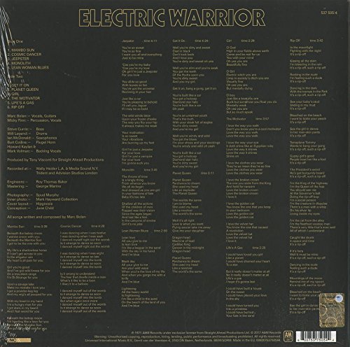 Electric Warrior Rsd 2017 - Vinyl | T. Rex