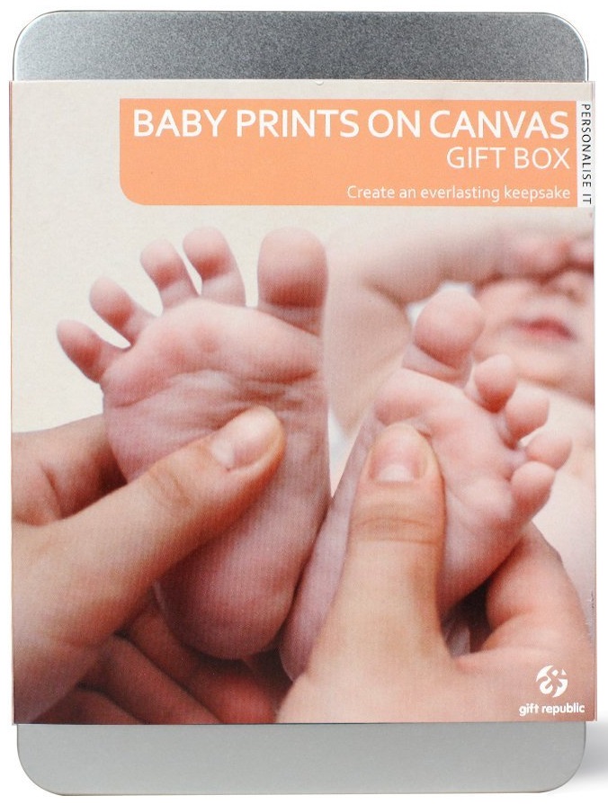 Baby Prints On Canvas - Gift Box |