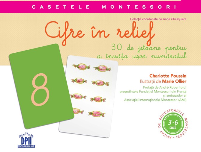 Cifre in relief – Casetele Montessori | carturesti.ro poza bestsellers.ro