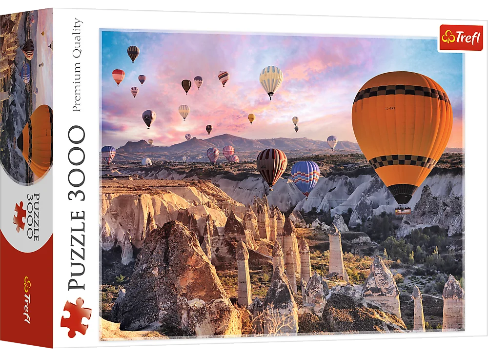 Puzzle 3000 piese - Balloons Over Cappadocia | Trefl - 2 | YEO