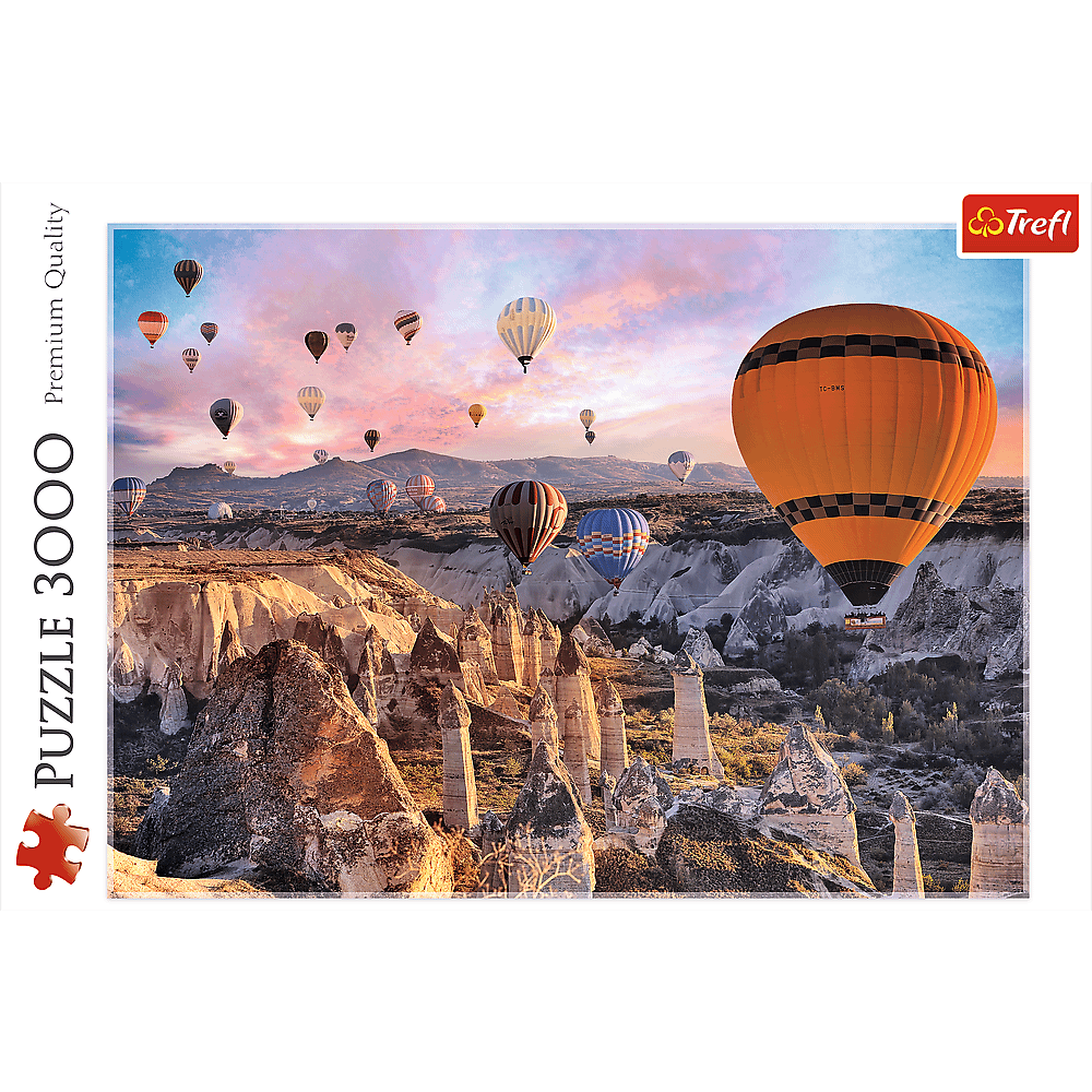 Puzzle 3000 piese - Balloons Over Cappadocia | Trefl - 1 | YEO