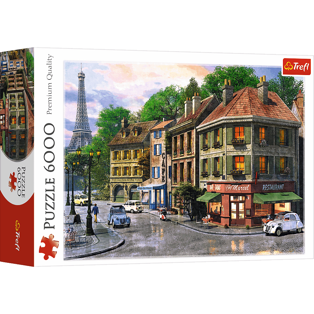 Puzzle 6000 piese - Street of Paris | Trefl