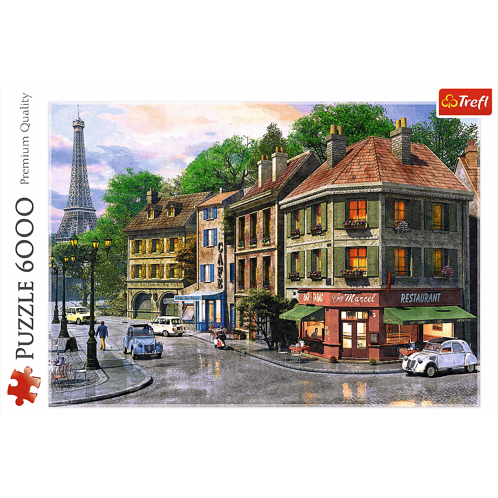 Puzzle 6000 piese - Street of Paris | Trefl