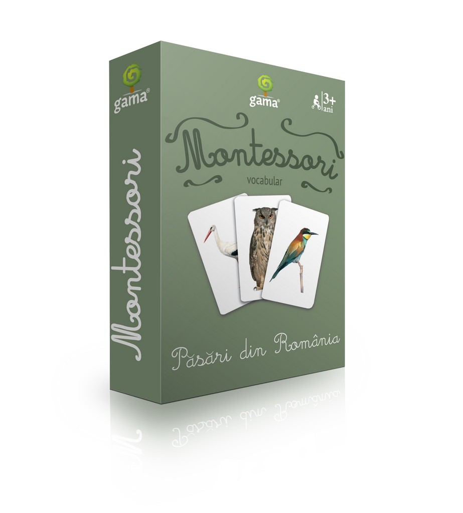 Carti de joc Montessori – Pasari din Romania | carturesti.ro