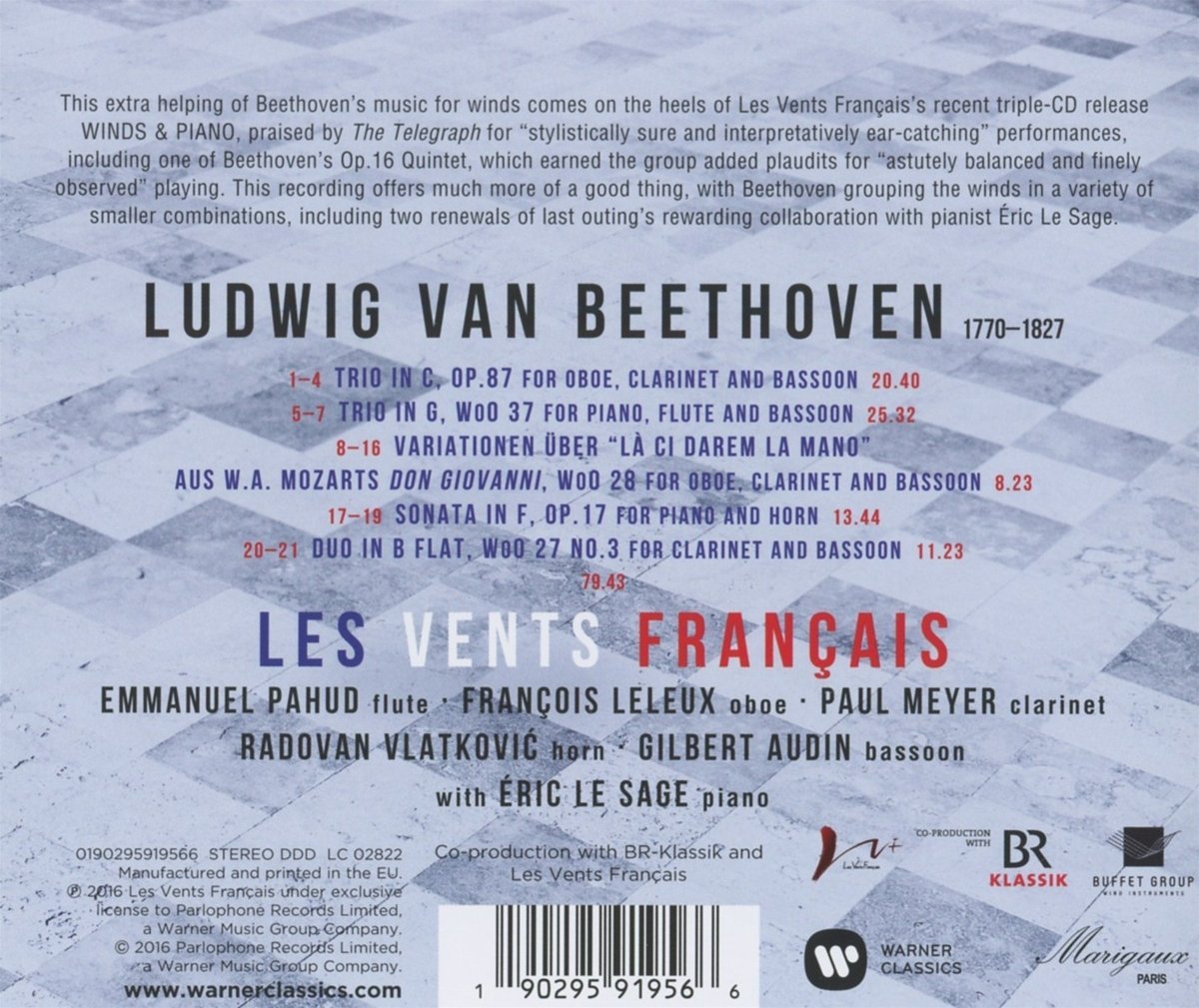 Beethoven | Les Vents Francais, Emmanuel Pahud - 1 | YEO