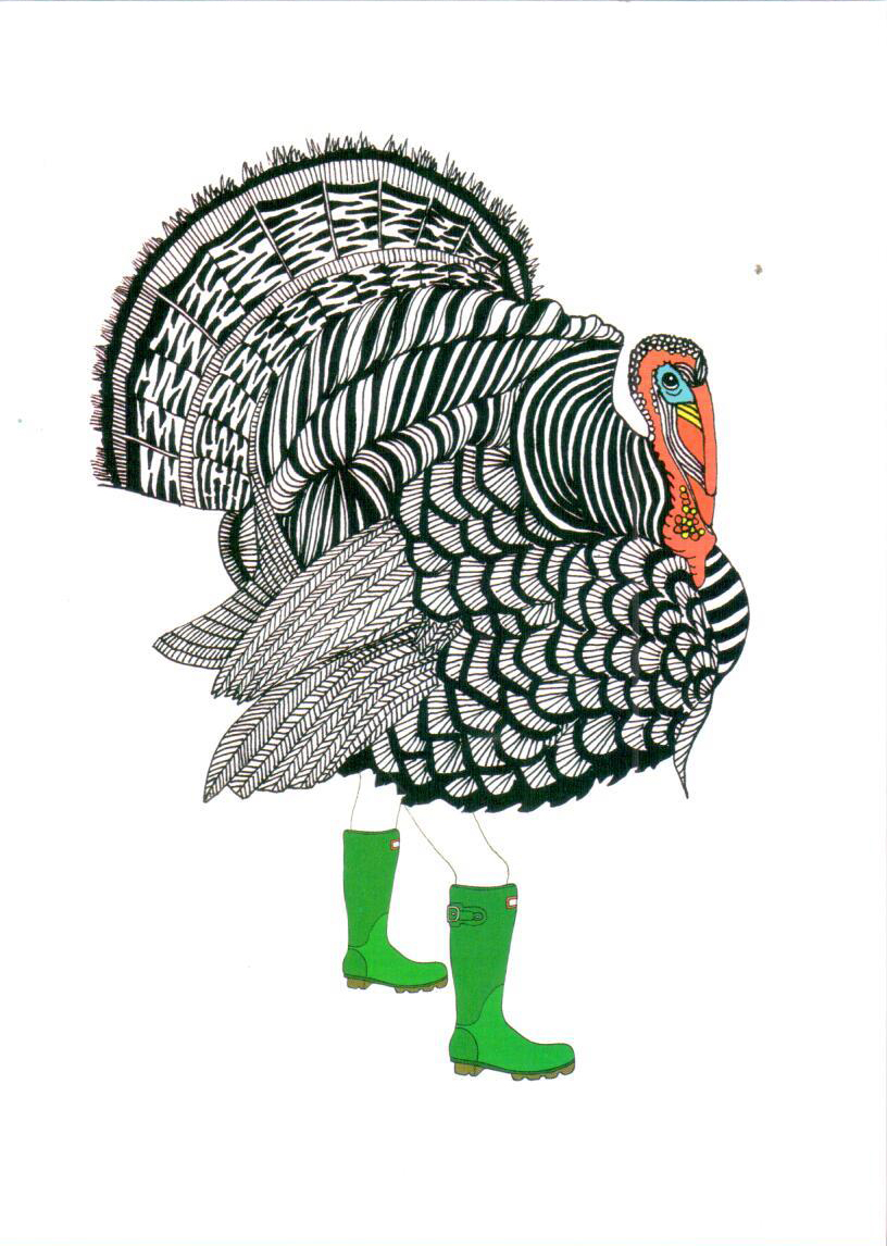 Felicitare - Animal: Legs Turkey Farmer / Cardoo | Orca Book Services