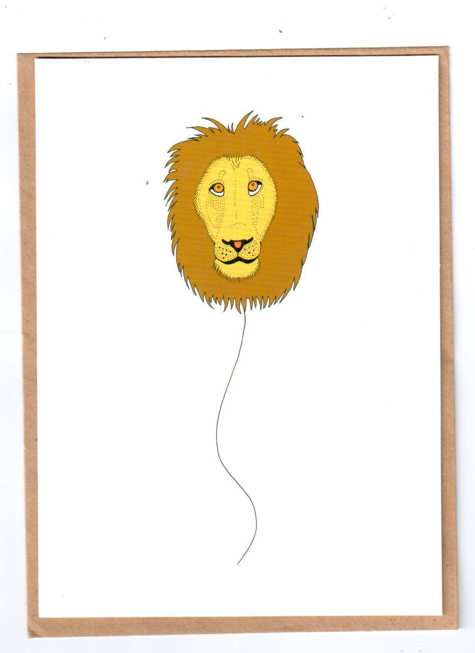 Felicitare - Animal Balloons Lion | Orca Book Services