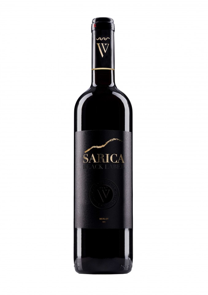 Vin rosu - Sarica Black, Merlot, sec | Sarica