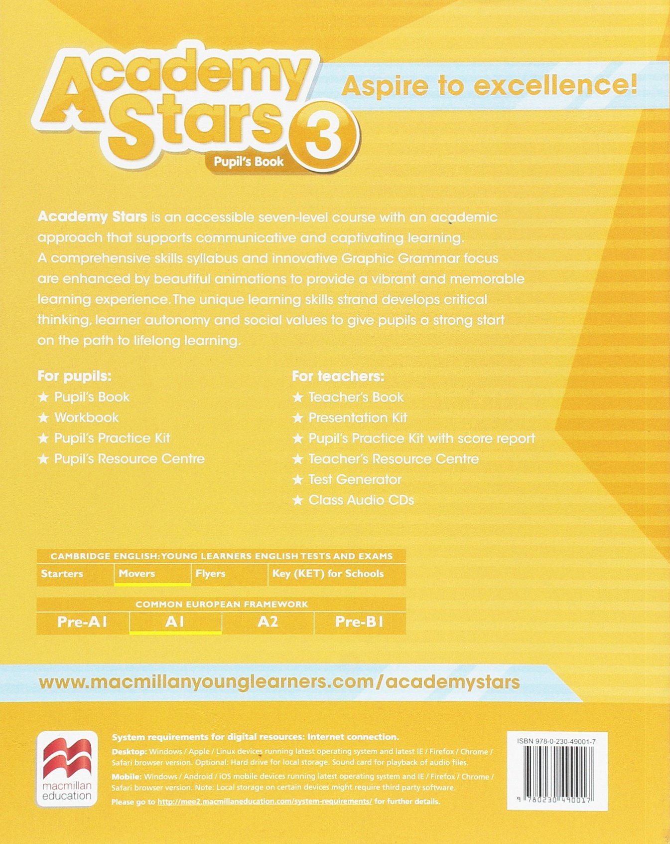 Academy Stars Level 3 Pupils Book | Alison Blair, Jane Cadwallader - 1 | YEO