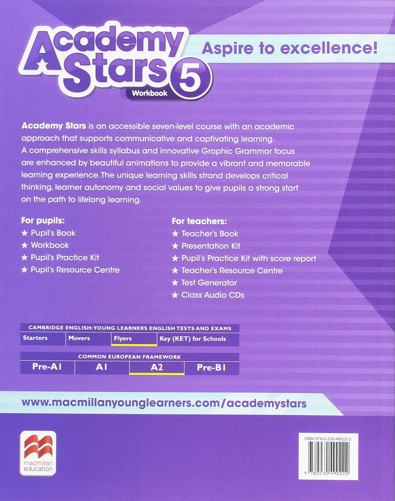 Academy Stars Level 5 Workbook | Susan Clarke - 1 | YEO