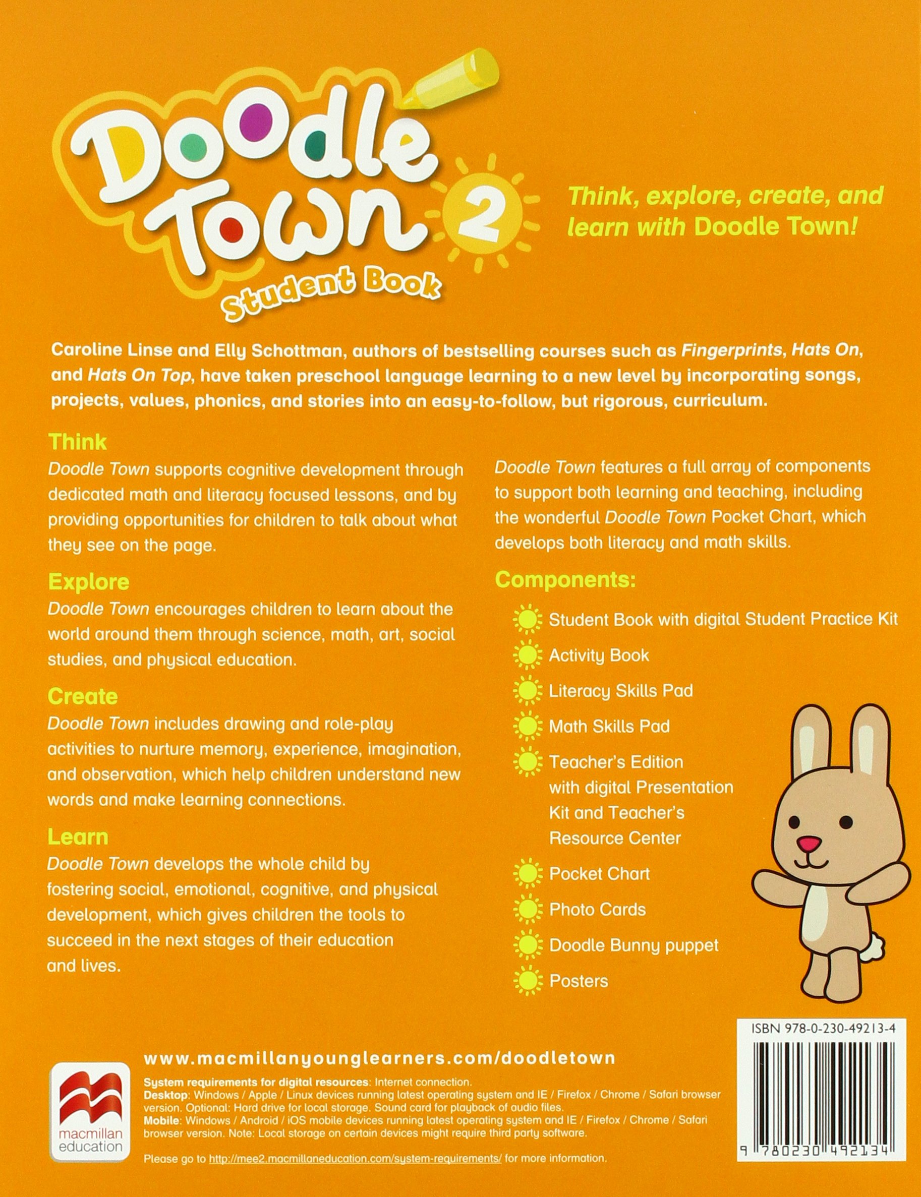 Vezi detalii pentru Doodle Town Level 2 Students Book | Caroline Linse, Elly Schottman