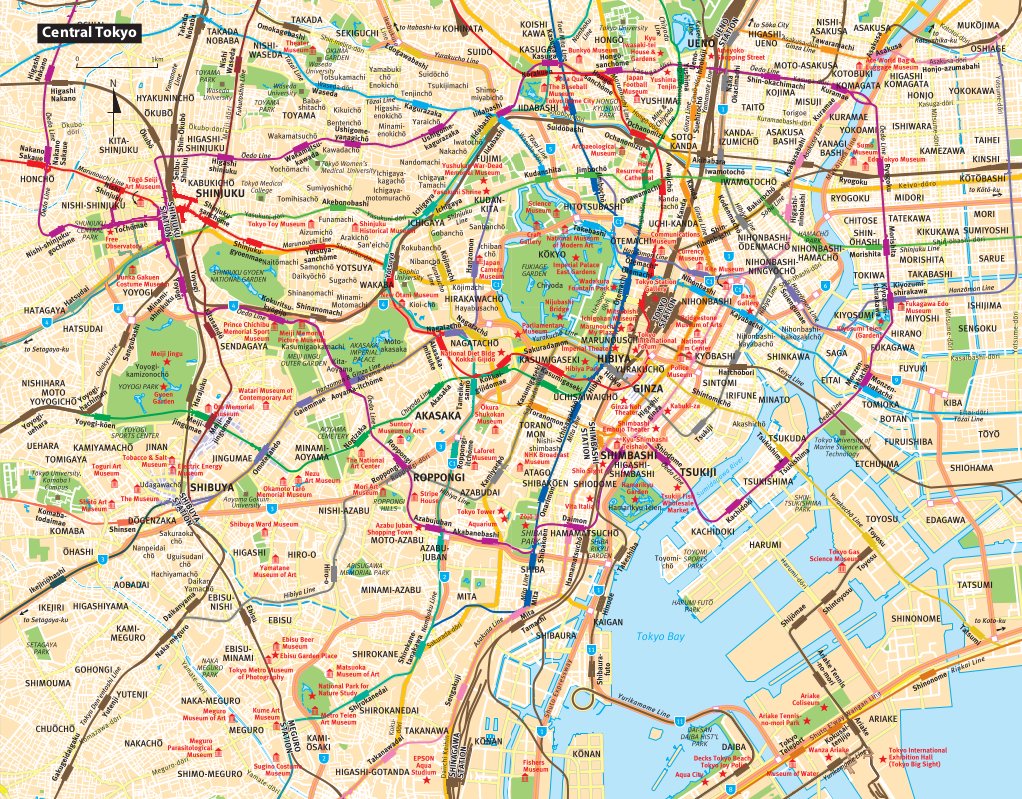 Getting Around Tokyo - Pocket Atlas and Transportation Guide | Boye Lafayette De Mente