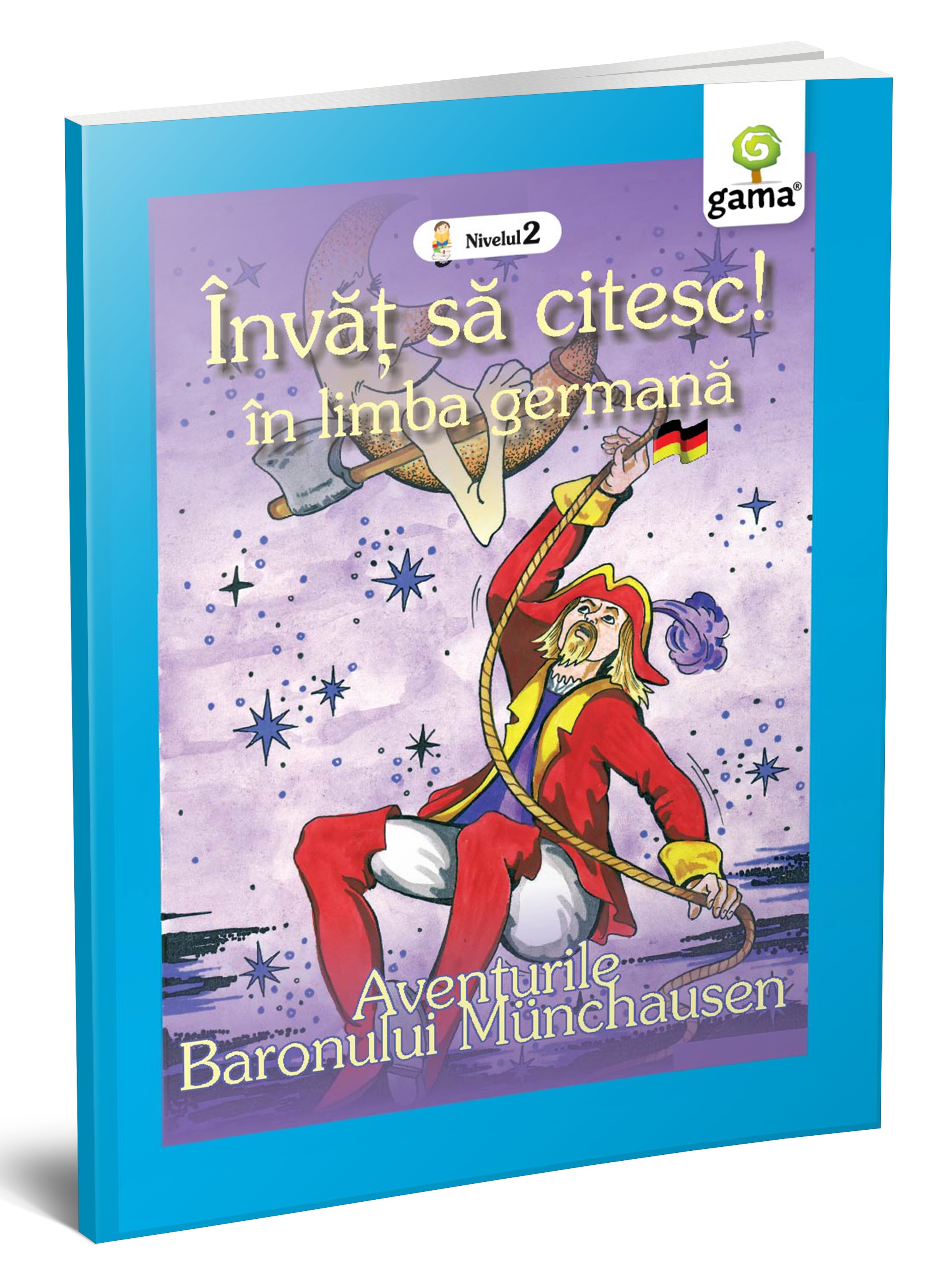 Invat sa citesc in limba germana - Aventurile Baronului Munchausen | 