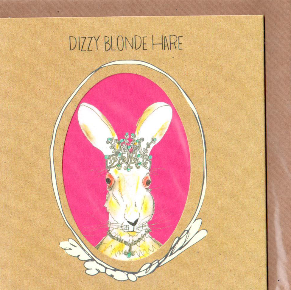 Felicitare - Dizzy Blonde Hare | The Art File