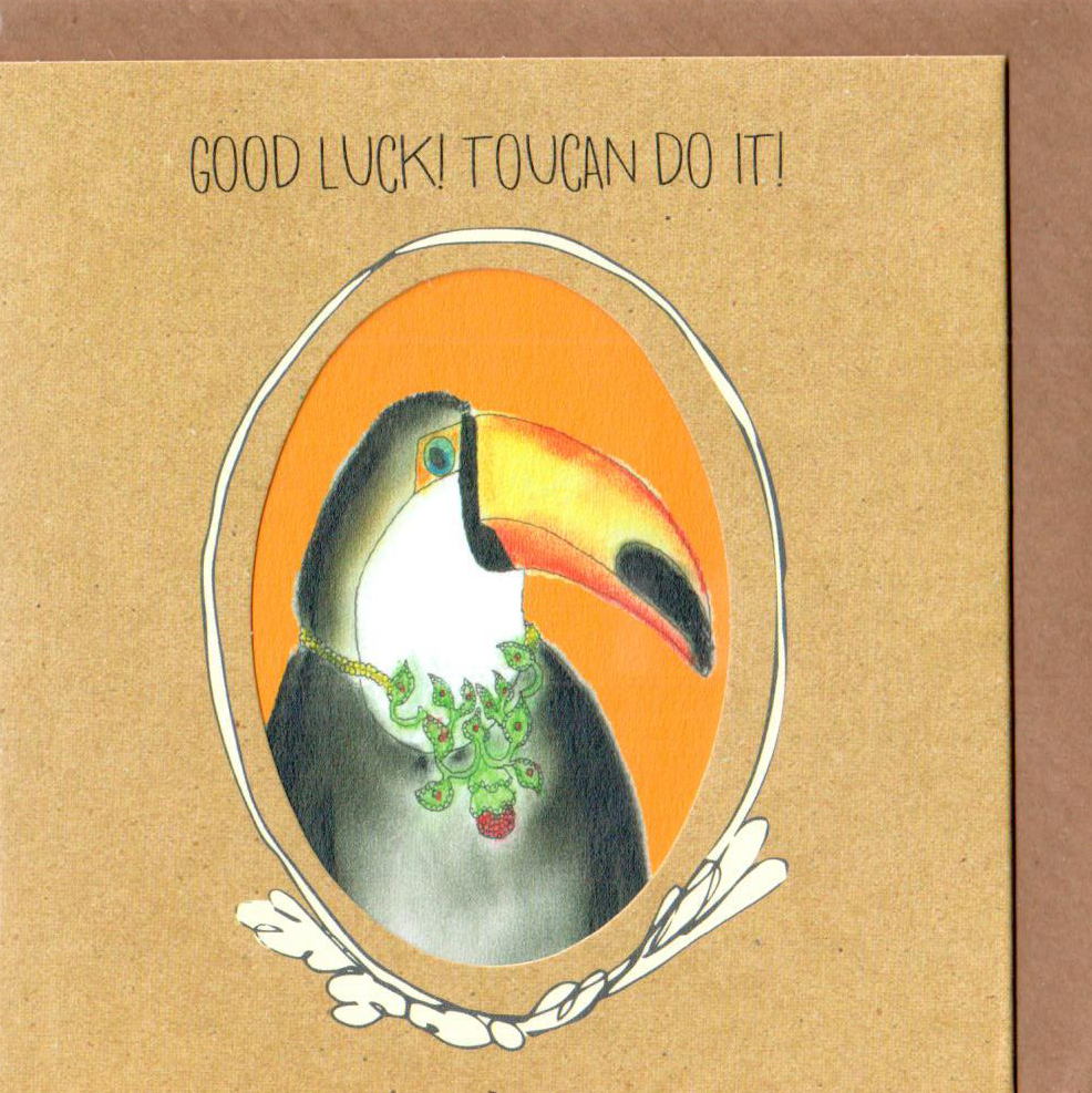 Felicitare - Good Luck! Toucan Do It! | The Art File