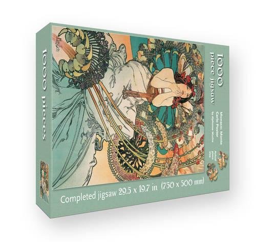Puzzle 1000 piese - Monte Carlo Poster by Alphonse Mucha | Flame Tree Publishing