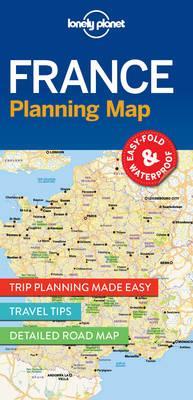 Lonely Planet France Planning Map |
