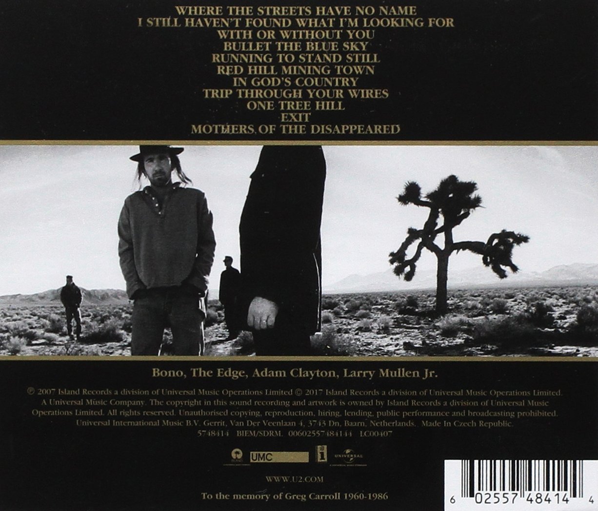 The Joshua Tree | U2 - 1 | YEO