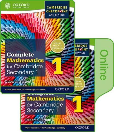 Complete Mathematics for Cambridge Secondary 1 Book 1: Print and Online Student Book | Deborah Barton