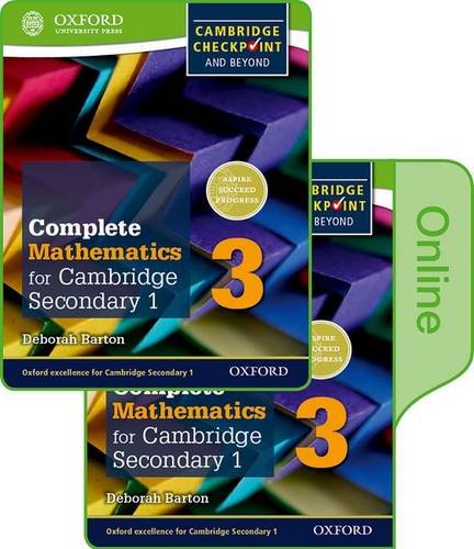 Complete Mathematics for Cambridge Secondary 1 Book 3: Print and Online Student Book | Deborah Barton