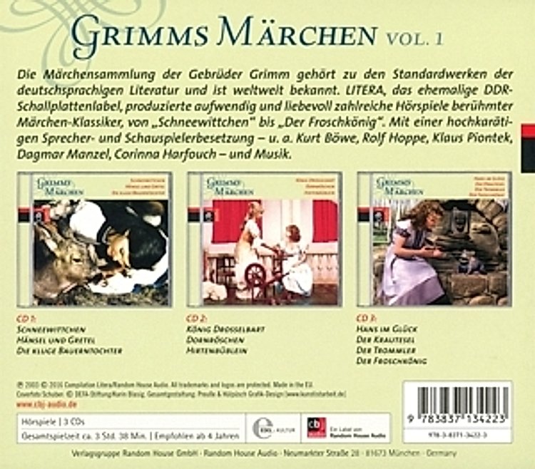 Grimms Marchen Vol. 1 | Jacob Grimm, Wilhelm Grimm