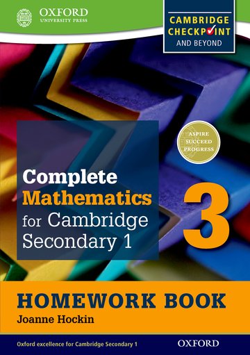 Complete Mathematics for Cambridge Secondary 1 Homework Book 3 | Joanne Hockin