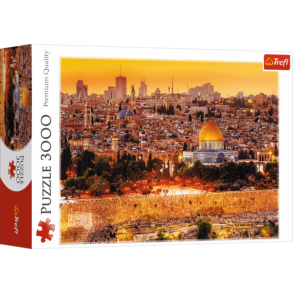 Puzzle 3000 piese - The Roofs Of Jerusalem | Trefl