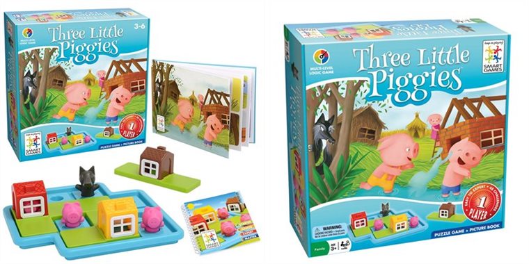 Joc Three Little Piggies - Deluxe | Smart Games