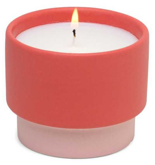 Lumanare parfumata - Colour Block - Coral Ceramic - Sparkling Grapefruit, 170g | Paddywax