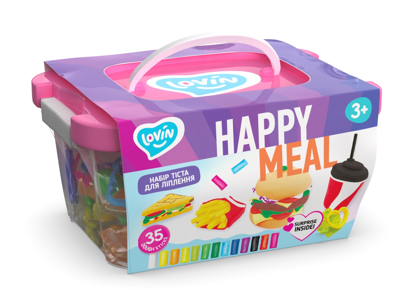 Set plastilina - Happy Meal Box | Okto Clay - 1 | YEO