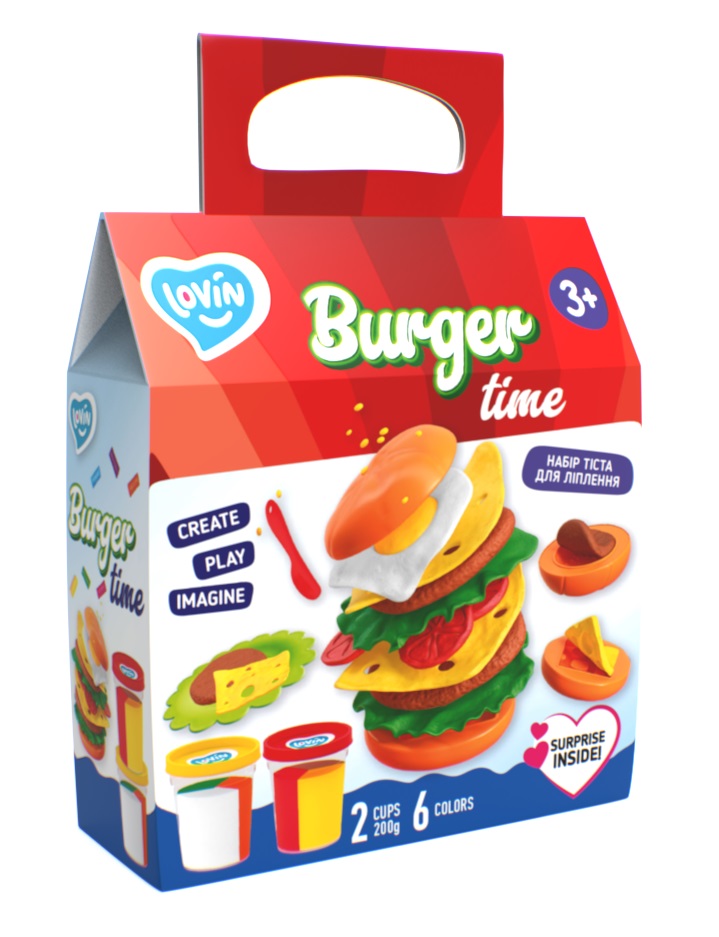 Set plastilina - Burger Time | Okto Clay - 2 | YEO