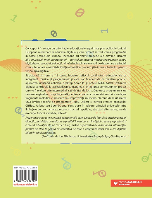 Mici muzicieni, mari programatori | Marius Banut