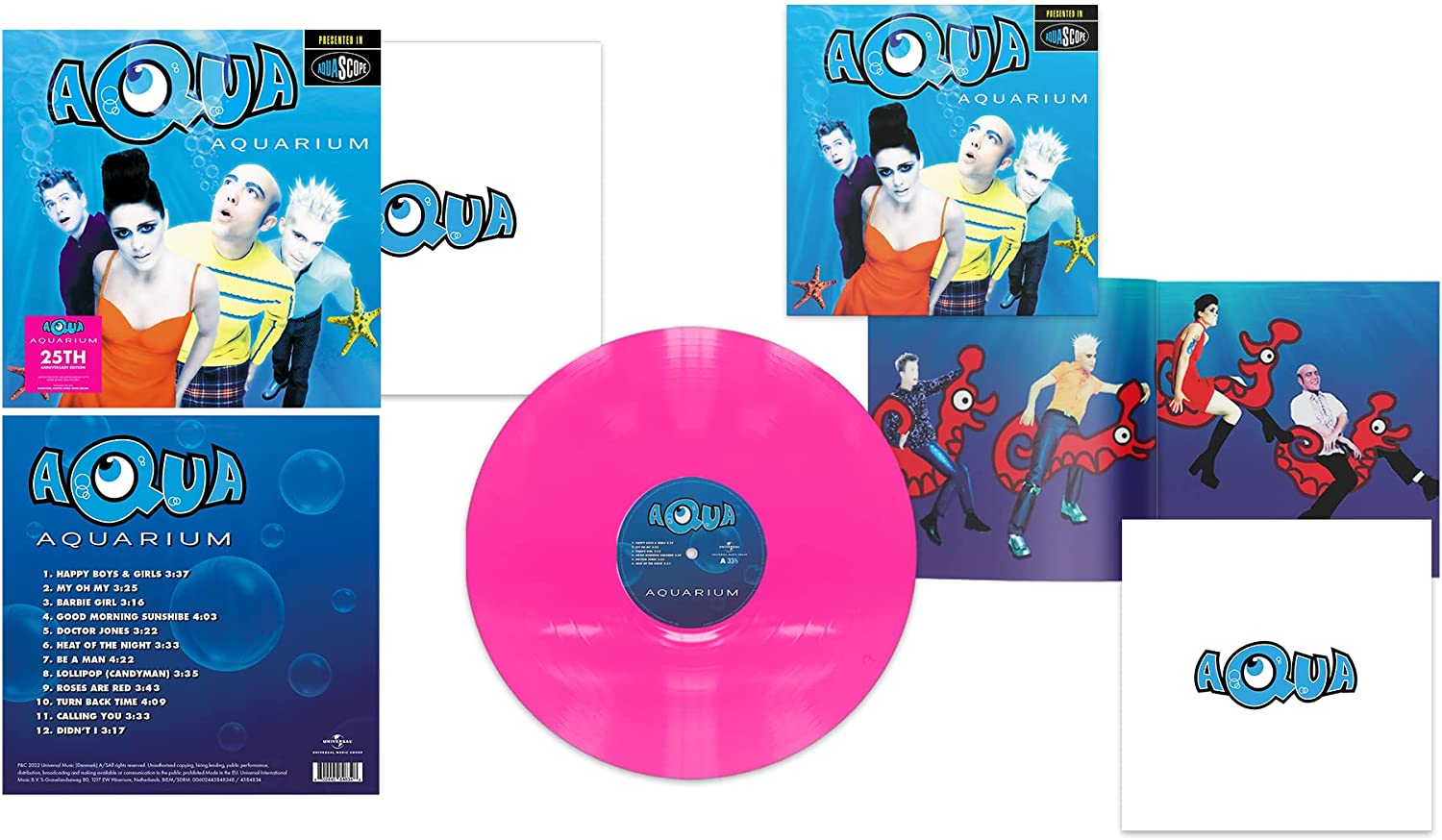 Aquarium (25th Anniversary Edition - Pink Vinyl) | Aqua