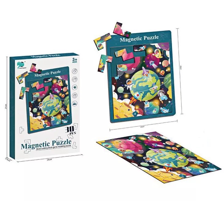 Puzzle magnetic - Spatiul | Fanny Elephant