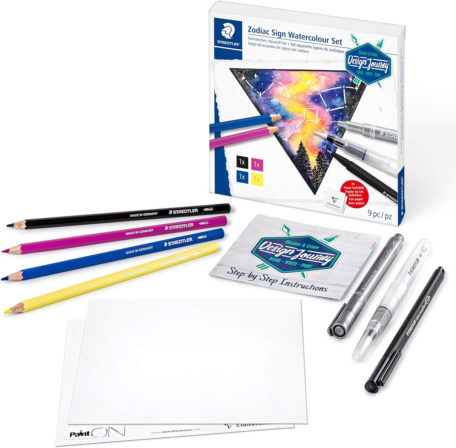 Set creativ - Semn Zodiac - 9 piese | Staedtler - 3 | YEO