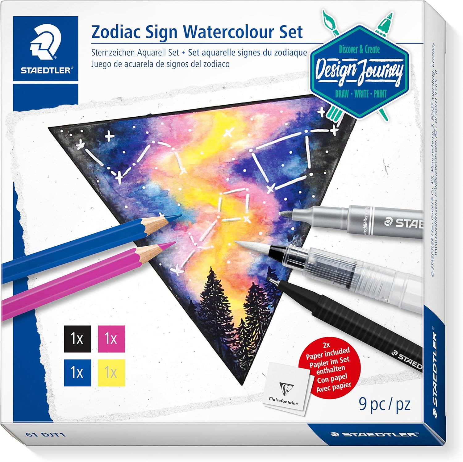 Set creativ - Semn Zodiac - 9 piese | Staedtler - 4 | YEO