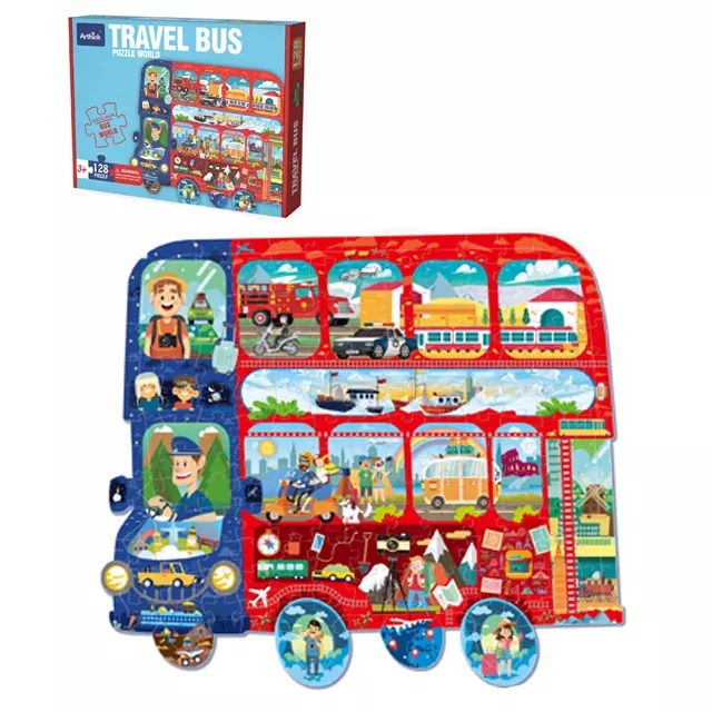 Puzzle - Autobuzul cu Etaj