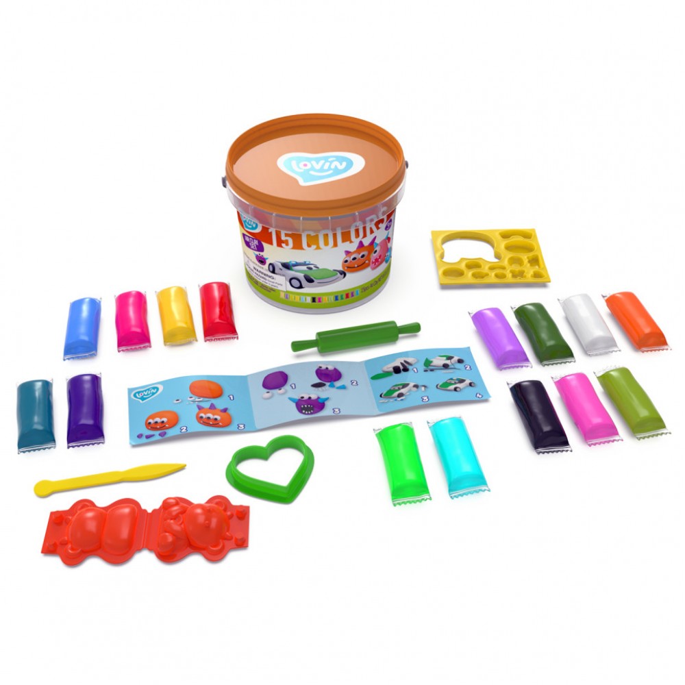 Set de creatie cu argila usoara - Monsters Company | Lovin\' Do