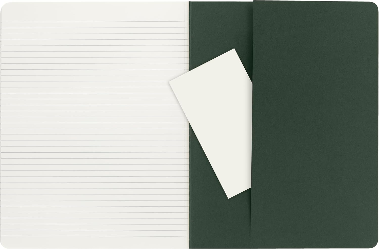 Set 3 caiete - Moleskine Cahiers - Extra Large, Ruled - Myrtle Green | Moleskine - 4 | YEO