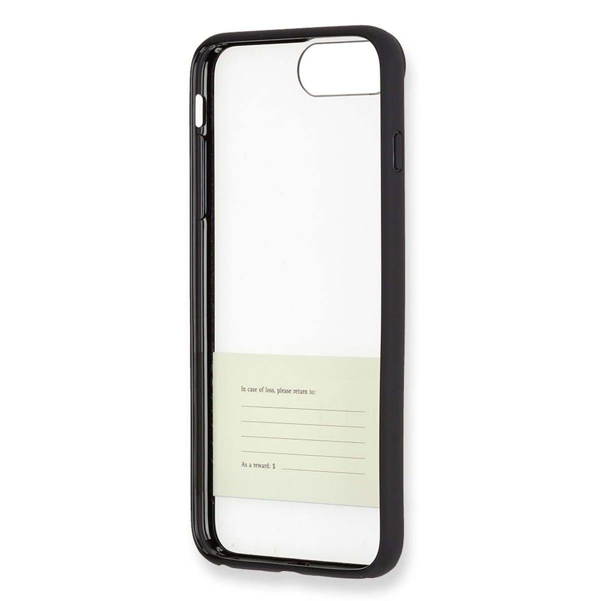 Carcasa neagra Hard Case Iphone 7 Plus Transparent Band | Moleskine - 1 | YEO