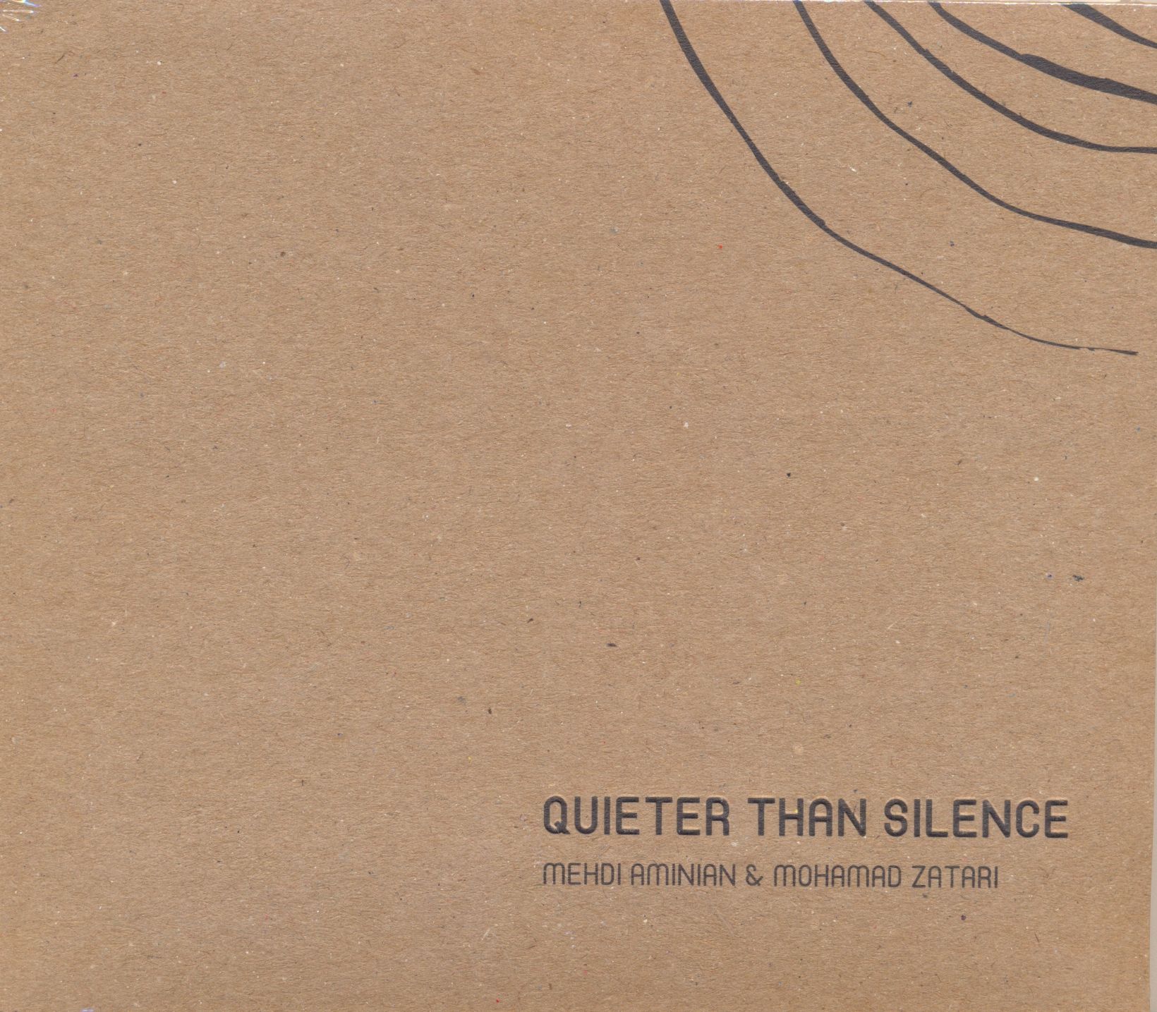 Quieter than silence | Mehdi Aminian, Mohamad Zatari