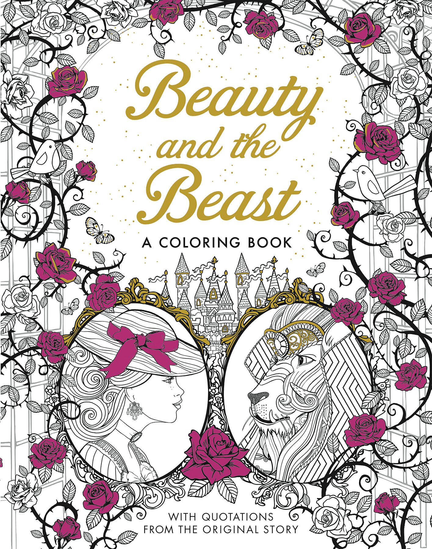 Beauty and the Beast - A Coloring Book | Gabrielle-Suzanne Barbot De Villeneuve